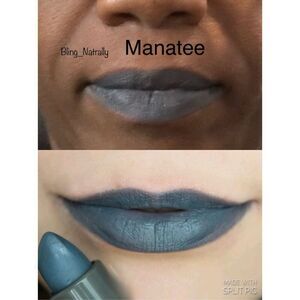 Hard Candy Matte Manatee Lipstick Steel Blue